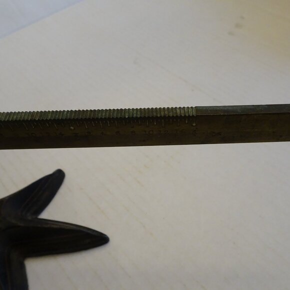 United States Postal Office Scale 4 lb. Limit Fairbanks  - Cast Iron & Brass - Picture 9 of 12